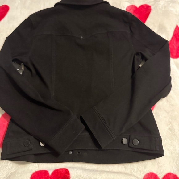 NWT Jacket LIVERPOOL LOS ANGELES Women’s  Black Rise Denim Trucker Soft - Picture 5 of 15